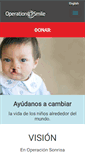 Mobile Screenshot of espanol.operationsmile.org