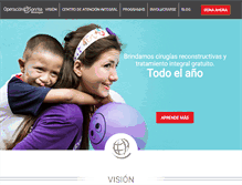 Tablet Screenshot of nicaragua.operationsmile.org